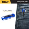 Titan Tools 11018 Folding Pocket Utility Knife
