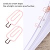 100PCS Ice Cream Paper Clips Metal Funny Cute Paper Clamp