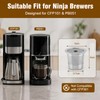 3 Pcs Reusable K Cups and Coffee Pods for Ninja