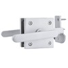 Double Side Gate Latch, Aluminum Self-Locking Gate Latch for Swing