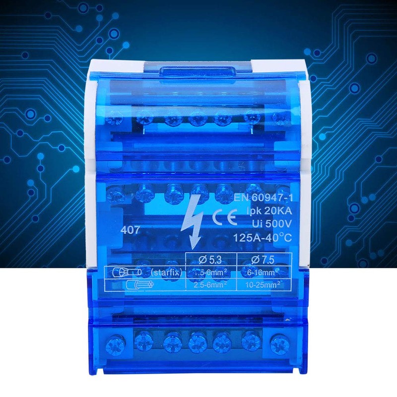 Distribution Box, DIN Rail Junction Box, 407 Terminal Distribution Box,