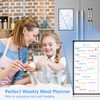 Weekly Calendar for Fridge,12×8” Magnetic Fridge Calendar Refrigerator Calendar, Weekly