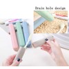 NEXCURIO 4 Pack Travel Toothbrush Case, Portable Breathable Toothbrush Holder