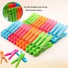Clothes Pegs, 48 Packs Plastic Clothes Pegs for Washing Line,