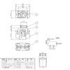 東芝raitekku Bathroom Fan Timer Switch dg1761h (WW)