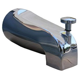 LASCO 08-1037 1/2-Inch Iron Pipe, Front Diverter Style Bathtub Spout, Chrome Plated