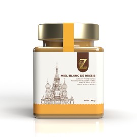 Zayti White Honey from Russia - 300g - 100% Natural Harvested from Altai Forests in Russia