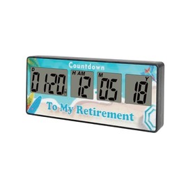 Runleader Digital 9999 Days Countdown Timer,Calendar & Clock Display,Daily Alarm Reminder for Anniversary Festival Retirement Graduation Vacation Meeting etc.