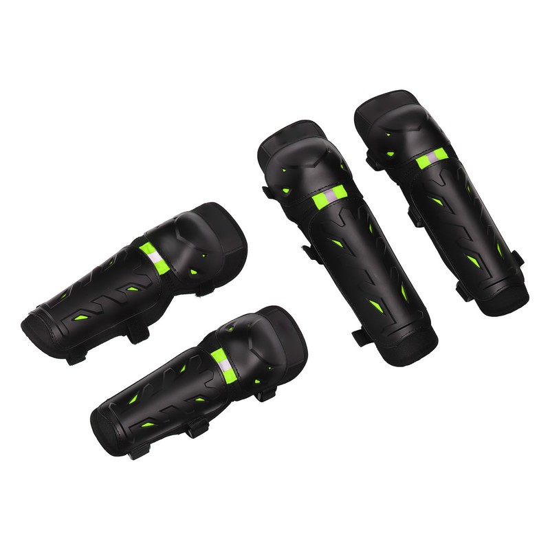 4PCS Knee Pads Elbow Pads Night Luminous Knee Protective Gear