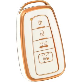 OFFCURVE Funda para Llavero para Toyota, Protector de Llave, Carcasa de TPU Suave Compatible con Accesorios Toyota Camry RAV4, Highlander Corolla Avalon C-HR Prius GT86