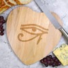 'Eye of Ra' Wooden Heart Shaped Chopping/Cutting Board (WB00085278)
