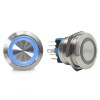 AutoLöc Power Accessories 22mm Billet 12V Momentary Push Button Switch