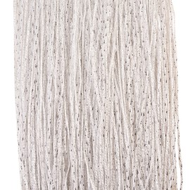 Airssory Polyester Silk String Curtain with Fringe for Room Divider Wedding Christmas Party Cafe Restaurant