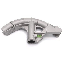 Conduit Hand Bender Tool for 1inch EMT and 3/4 inch Rigid Pipes.8 Degree Inside Radius.(Aluminum)