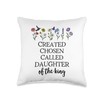 Created Chosen Called Daughter of King Bible Verse Christian Throw
