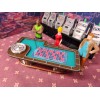 Miniture roulette table. 1:24 scale 3d printed and hand painted.