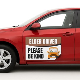 Be Patient Gay Driver Car Magnet Sign by DC | Flexible Car Magnetic Sheets with Adhesive Backing | 12"x18" Bumper Magnet Sticker for Vehicles, Trucks & Business Advertising Signs | Made in USA