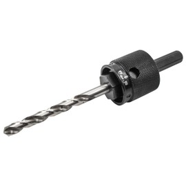 Faithfull FAIHSAUQC Universal Quick Release Heavy Duty Holesaw Arbor Set, Compatible with 14-30mm & 32-210mm Holesaw Sizes