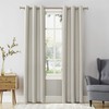 Sun Microsystems Easton Energy Efficient Blackout Curtain, Polyester, Pearl, 40"
