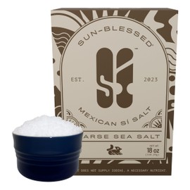 Sí Salt, Colima Sea Salt, Crystals, Kosher, Unrefined, Hand Harvested (18 oz, Coarse Sea Salt)