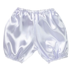 Artec 15058 Soft Satin Pumpkin Pants, J Size, White, Cosplay, Recitals, Play Parties, Handmade Costume, Easy for Children