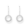 Thomas Sabo H2291-051-14 Circle Earrings 925 Sterling Silver, Sterling Silver,