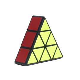 1x1x3 Pyramide Speed Cube Slim Pyraminx Puzzle Triangle Twist Magic Cube Schwarz