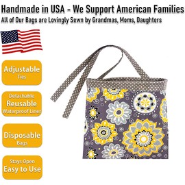 NeatCarBags Car Trash Bag Hanging Front Seat Back Seat Headrest Console - Car Trash Bin with Reusable Waterproof Liner and Disposable Bags - Car Waste Basket (Small Leopard)