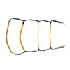 Boat Rope Ladder 4 Steps Foldable Portable Rope Boarding Ladder