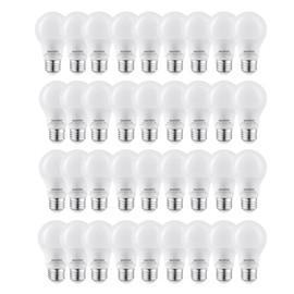 Sunlite A19 Standard LED Light Bulb, 9 Watts (60W Equivalent), 800 Lumens, Bulk 48 Pack, 120 Volts, Non-Dimmable, Medium E26 Base, RoHS, ETL Listed, 4000K Cool White