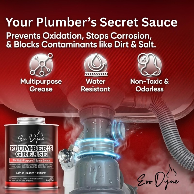 Silicone Grease (8oz), Silicone Paste | Plumbers Grease | Made
