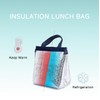 LOYOBOHO Simple Thermal Bag Portable Lunch Bag Reusable Lunch Bag