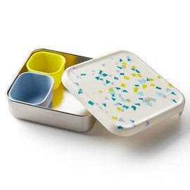 Planetbox Trailblazer Sandwich Box, White Sand Terrazzo