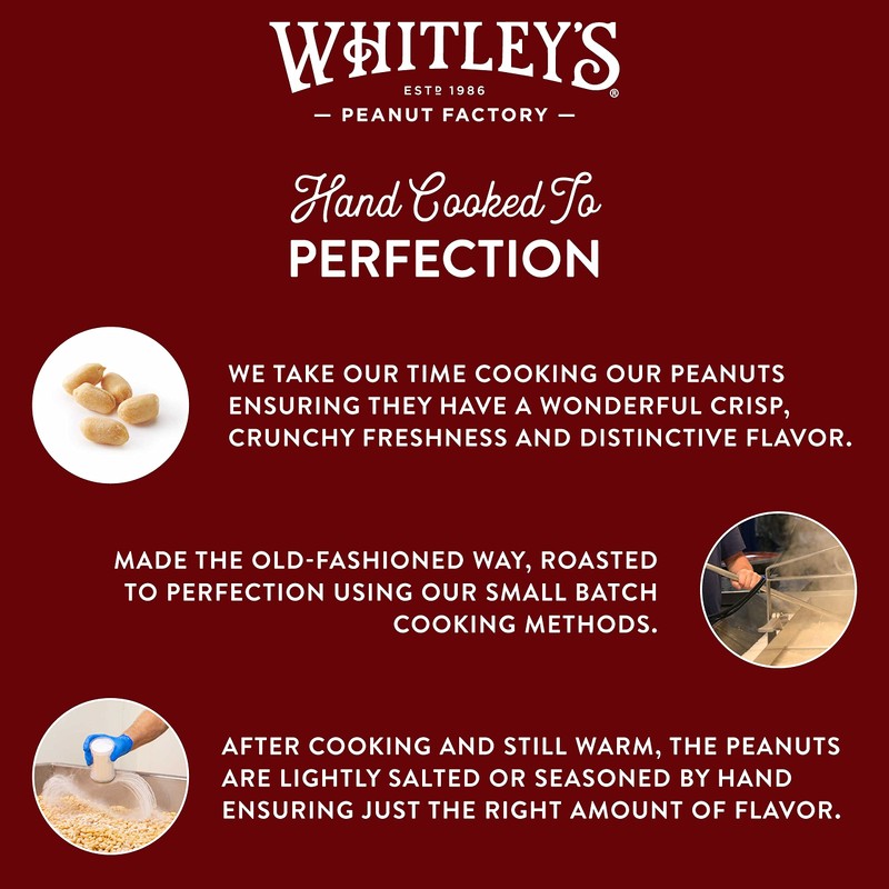 Whitley’s Salted Virginia Peanuts – Super Extra Large 'Home Cooked'
