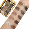 Virtegasas Glitter Eyeshadow Pallet, 10Color High Pigment Shimmer Eyeshadow