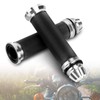 Motorcycle Handlebar Grips, Non-Slip CNC Aluminium Rubber Brake Grips for
