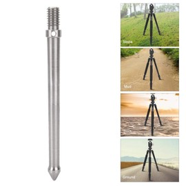 Tripod Feet Spike, Stainless Steel Spike Adapter with 3/8 Inch Thread Mount Universal for all Tripod/Monopod(12CM)