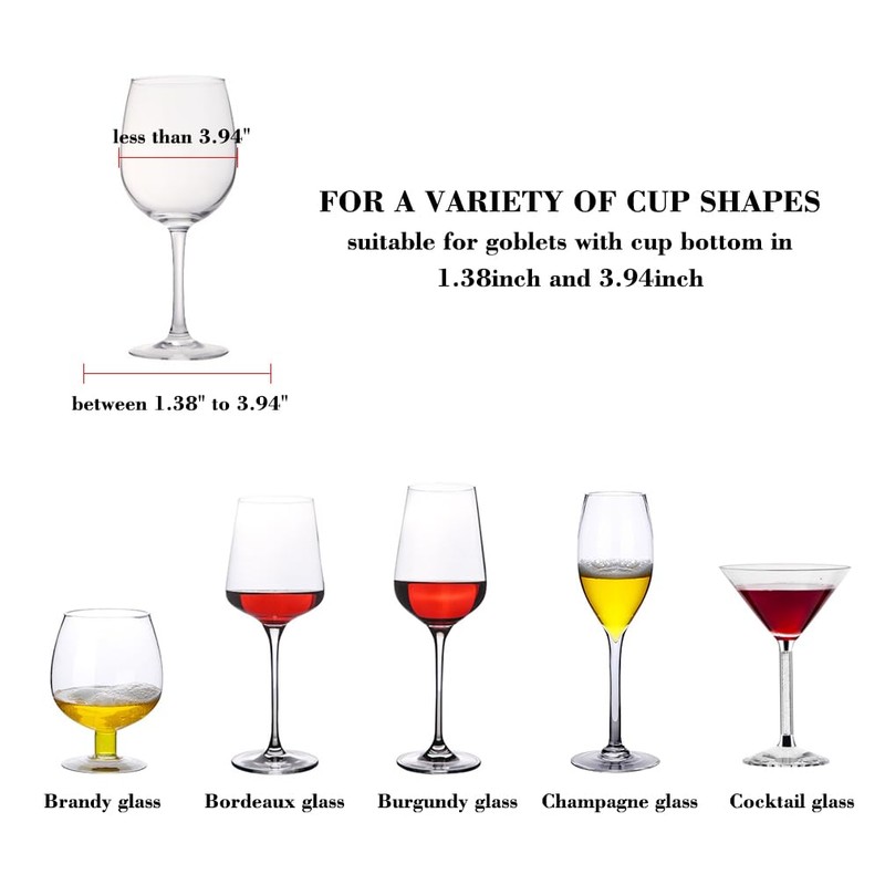 MOCOUM Wine Glasses Rack Under Cabinet Stemware Rack,Wine Glass Hanger
