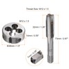 sourcing map 3pcs Metric Hand Tap & Die Set, M12