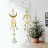 KEINIA Suncatchers Hanging Crystals for Windows, Sun,Moon and Star Hanging
