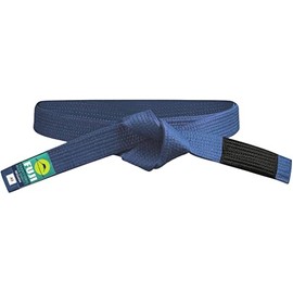 Fuji Jiu Jitsu Belt for Adults - Brazilian Pride Edition BJJ Rank Martial Arts Belts with 8 Rows of Stitching (Blue, A3)