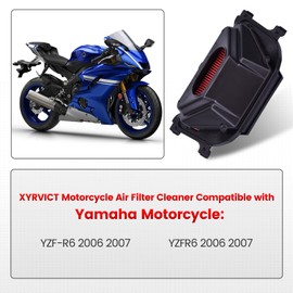 Air filter YA-6006 for Yamaha YZF-R6 2006 2007 YZFR6, 2C0144500200 Air Cleaner Element