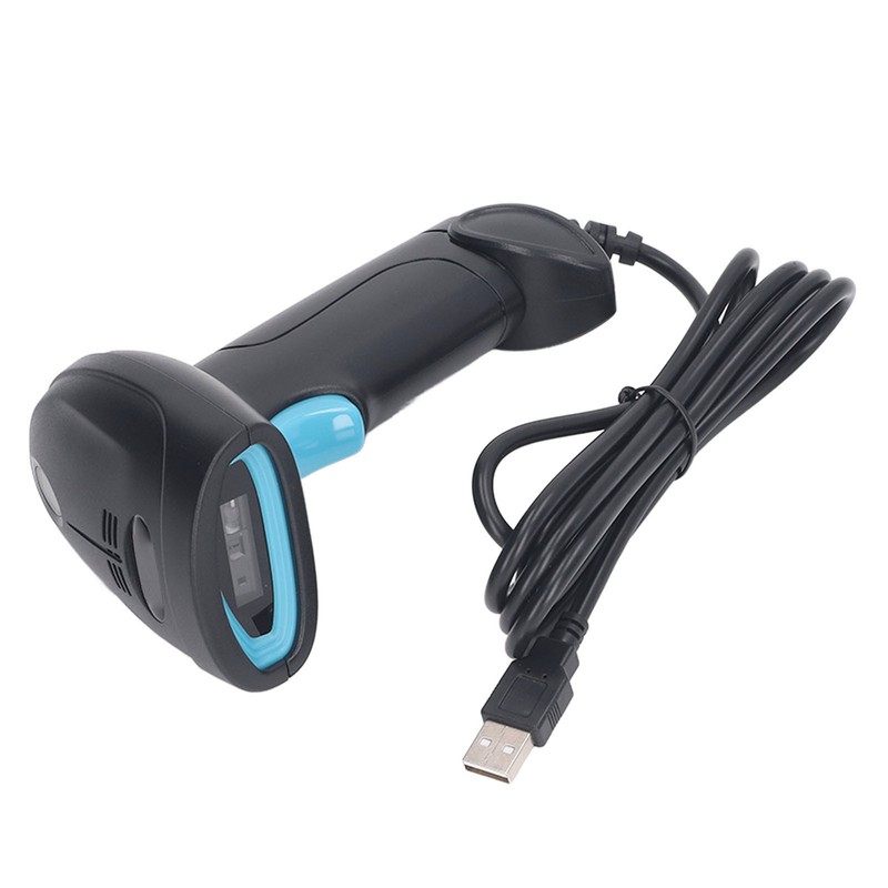 1D Barcode Scanner High Accuracy Fast Decoding Ergonomic USB Wired