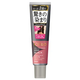 Cielo Color Treatment, For Retouching (Gray Hair Dye Treatment), Ash Black, 4.9 oz (140 g), Hoyu Cielo