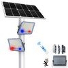 Gebosun 100W 12000LM Solar Flood Light Outdoor with Separate Panel,