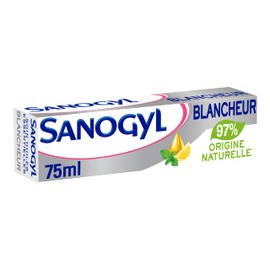 Sanogyl Toothpaste 75 ml Natural Whitening Liquid Tasteless Pack of 4