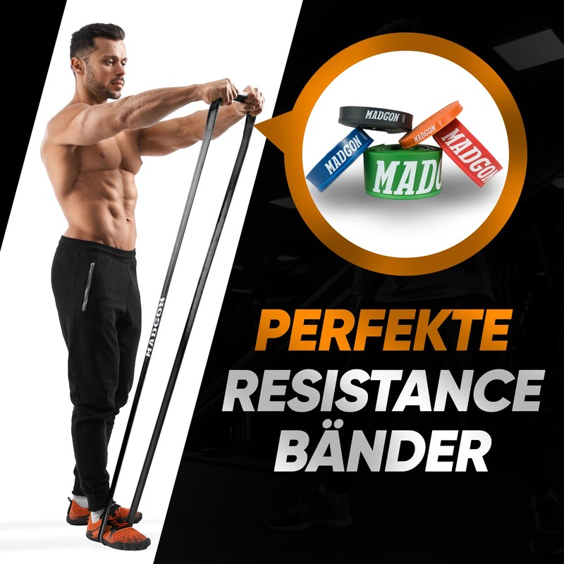 Martial resistance bands for optimal training. Tear-resistant and durable training