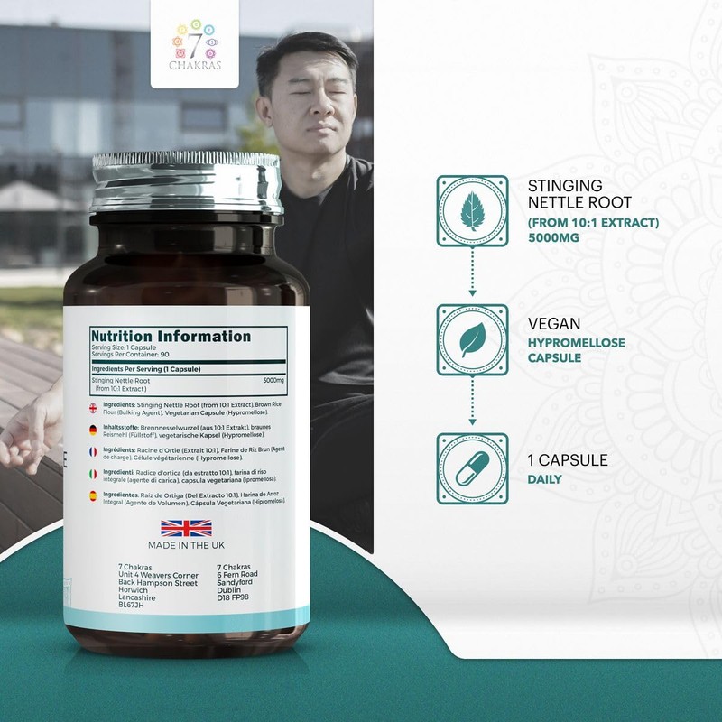 7C Stinging Nettle Root | 90 High Strength Stinging Nettle