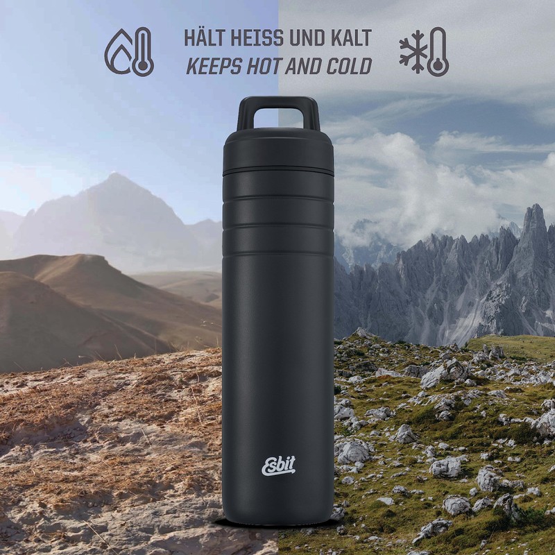 Esbit insulated bottle 410874 Adult Unisex, Black, 700ml
