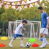 Mumoo Bear 20 Pcs Agility Field Cones, Soccer Markers Disc